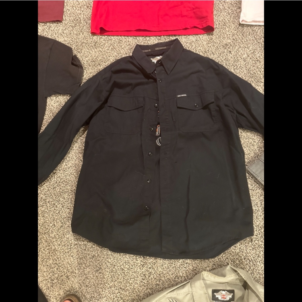 Harley Davidson Button Up - Picture 2 of 2